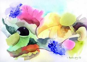 Aquarell Workshop -  Früchte des Herbstes und malerische Hintergründe | Aquarell Aquarell Workshop -  Früchte des Herbstes und malerische Hintergründe | Aquarell