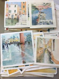 Venedig-Motiv in Aquarell | Aquarell
